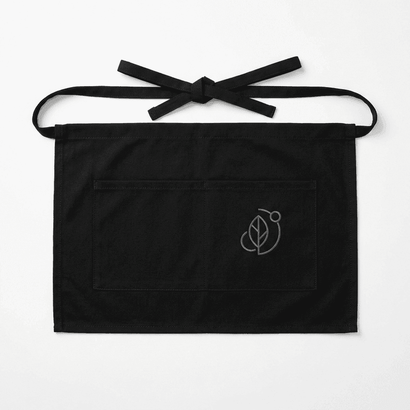 Waist Apron — Canvas with Logo Patch